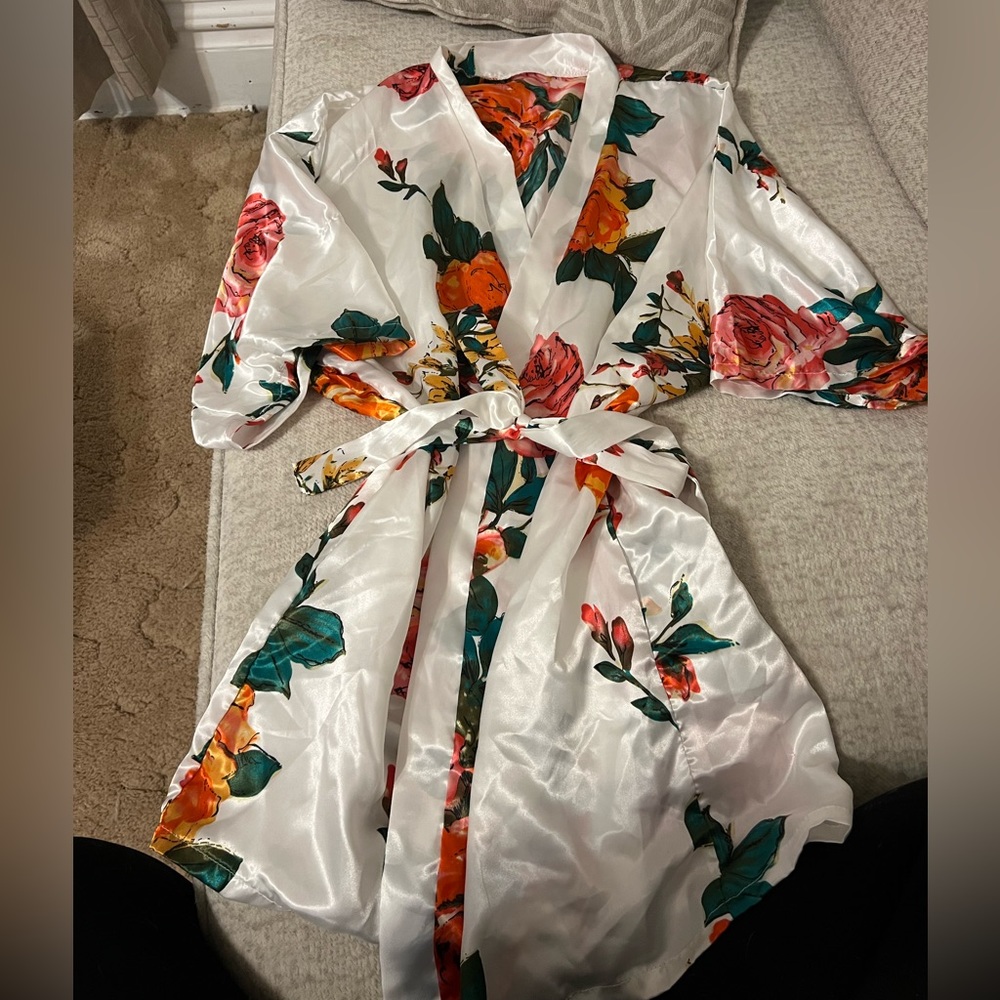 Silk robe